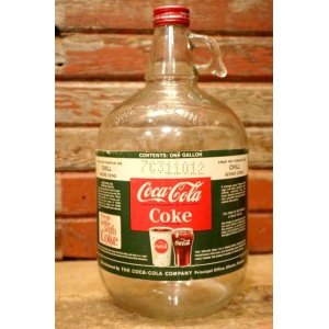 画像: dp-240101-14 Coca-Cola / 1960's Gallon Soda Fountain Syrup Jug Bottle (G)