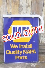 画像: dp-240101-44 NAPA 1986 W-side Metal Sign