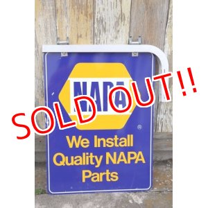 画像: dp-240101-44 NAPA 1986 W-side Metal Sign