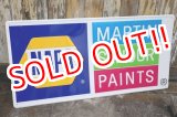 画像: dp-240101-39 NAPA MARTIN SENOUR PAINTS Metal Sign