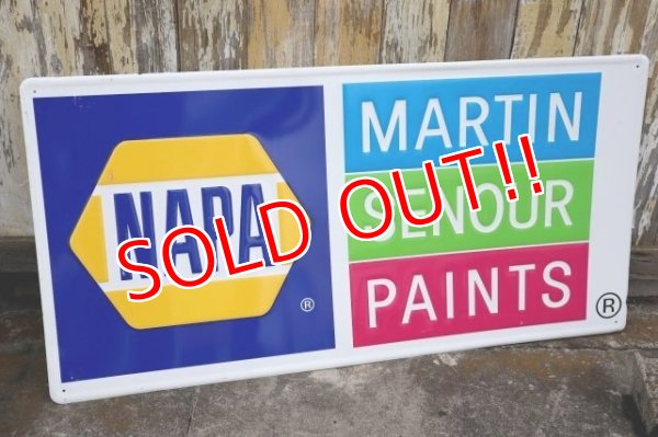 画像1: dp-240101-39 NAPA MARTIN SENOUR PAINTS Metal Sign