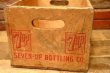 画像4: dp-240214-13 7up / 1970's Wood Box