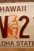 画像3: dp-201101-27 License Plate 1980's HAWAII "AJV 218"