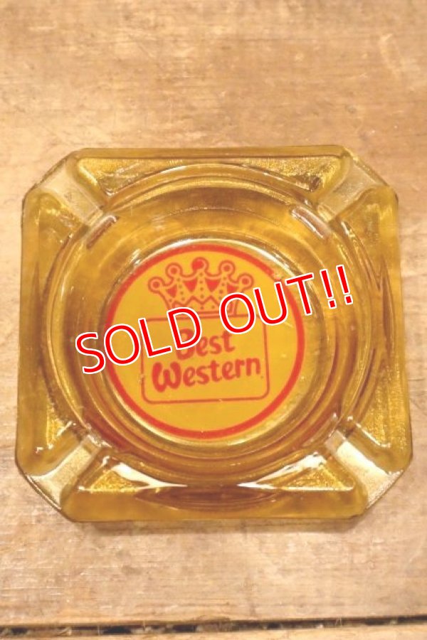 画像2: dp-240214-22 Best Western / Vintage Glass Ashtray