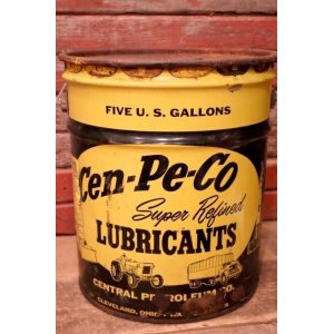 画像: dp-240101-42 Cen-Pe-Co LUBRICANTS / 1970's-1980's 5 U.S.GALLONS Oil Can