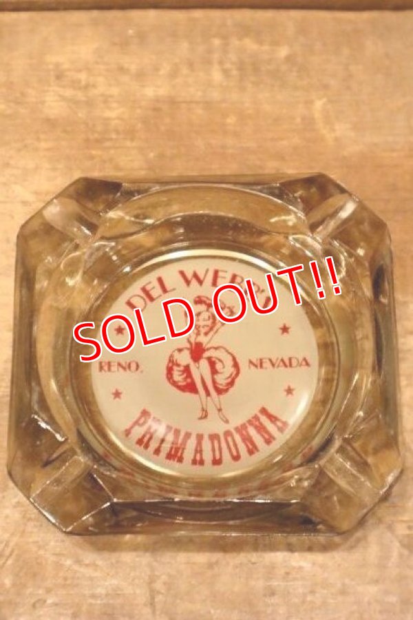 画像2: dp-240124-20 DELL WEBB'S PRIMADONNA / Vintage Glass Ashtray