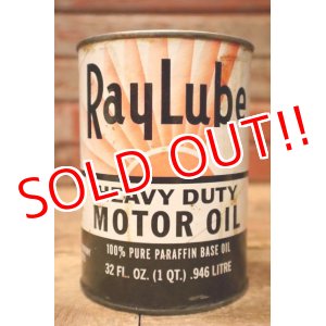 画像: dp-231012-72 Ray Lube / U.S. One Quart HEAVY DUTY MOTOR OIL CAN