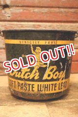 画像: dp-240214-06 Dutch Boy/ 1950's-1960's SOFT PASTE WHITE LEAD 50 LBS. NET Bucket