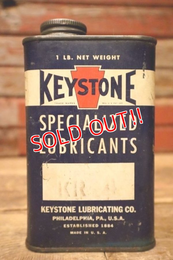 画像1: dp-240207-07 KEYSTONE / 1950's SPECIALIZED LUBRICANTS 1 Pound Can