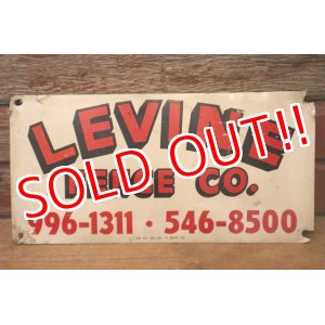 画像: dp-240207-22 LEVINE FENCE CO. Metal Sign