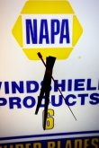 画像2: dp-240207-10 NAPA AUTO PARTS / 1980's〜 Lighted Sign Clock