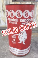 画像: dp-240207-02 Kendall / 1990's 16 U.S. GALLONS MOTOR OIL CAN