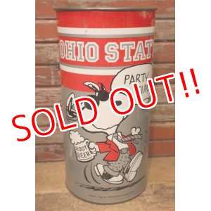 画像: ct-240207-01 Snoopy (Joe Cool) / OHIO STATE UNIVERSITY 1980's-1990's Trash Can