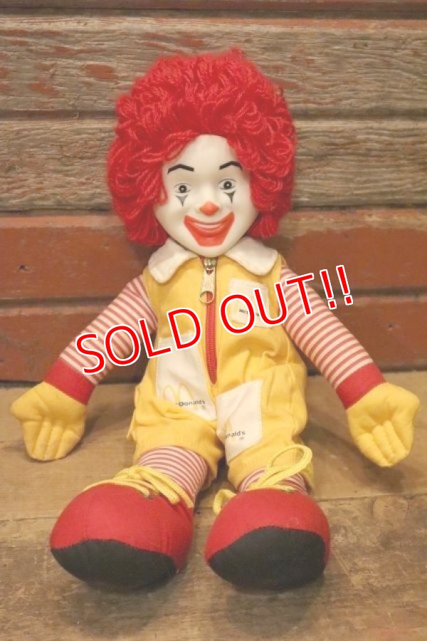 画像1: ct-240214-24 McDonald's / Ronald McDonald 1980's Doll