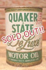 画像: dp-240207-18 QUAKER STATE / De Luxe Motor Oil One U.S. Quart Can