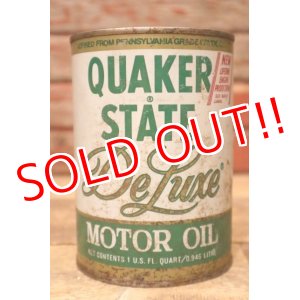 画像: dp-240207-18 QUAKER STATE / De Luxe Motor Oil One U.S. Quart Can