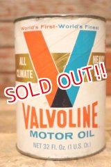 画像: dp-240207-18 VALVOLINE / MOTOR OIL One U.S. Quart Can