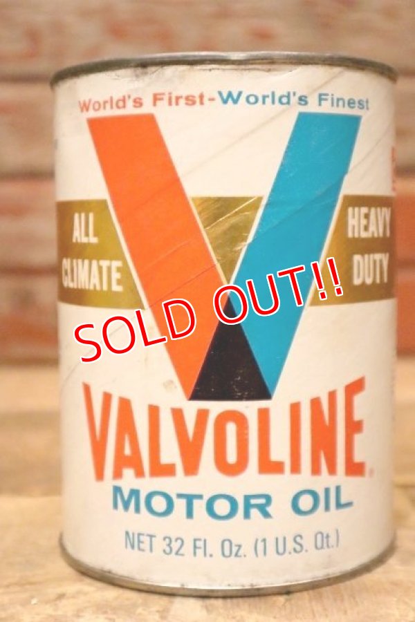 画像1: dp-240207-18 VALVOLINE / MOTOR OIL One U.S. Quart Can