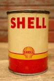 画像1: dp-240301-16 SHELL / 1950's-1960's One Pound Grease Can