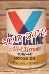 画像: dp-240124-42 VALVOLINE / All-Climate 10W-40 U.S. ONE QUART MOTOR OIL CAN