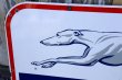 画像2: dp-240301-03 GREYHOUND / 1950's W-sided Porcelain Sign