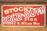 画像: dp-240207-22 STOCKTON FENCE Metal Sign