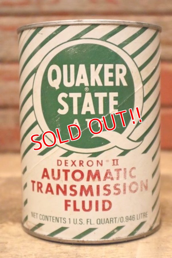 画像1: dp-230901-120 QUAKER STATE / ATF DEXRON II AUTOMATIC TRANSMISSION FLUID One U.S.Quart Can