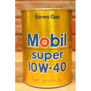 画像: dp-230901-120 Mobil / Super 10W-40 One U.S.Quart Oil Can