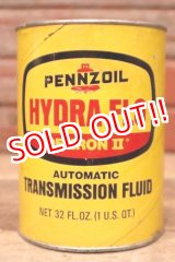 画像: dp-230901-120 PENNZOIL / HYDRA FLO DEXRON II AUTOMATIC TRANSMISSION FLUID One U.S.Quart Oil Can