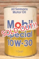 画像: dp-230901-120 Mobil / Special 10W-30 One U.S.Quart Motor Oil Can