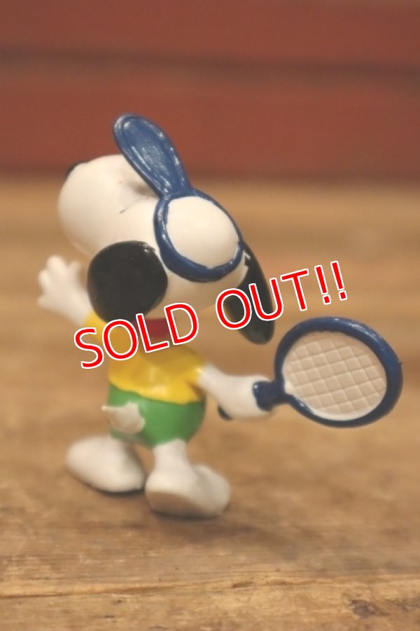 画像3: ct-240214-195 Snoopy / Schleich PVC Figure "Tennis"