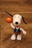 画像1: ct-240214-195 Snoopy / Schleich PVC Figure "Basketball"