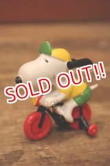 画像: ct-240214-195 Snoopy / Schleich PVC Figure "Bicycle"