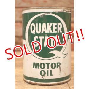 画像: dp-240207-18 QUAKER STATE / 1950's-1960's MOTOR OIL One U.S. Quart Can