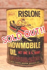 画像: dp-240207-18 SHALER RISLONE / SNOWMOBILE OIL One U.S. Quart Can