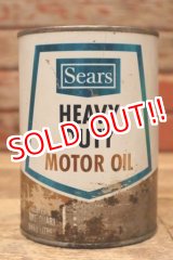 画像: dp-240207-18 Sears / HEAVY DUTY MOTOR OIL One U.S. Quart Can