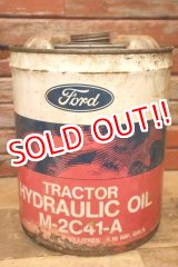 画像: dp-240301-24 Ford TRACTOR HYDRAULICOIL / 1970's 5 U.S.GALLONS CAN