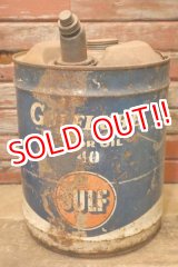 画像: dp-240301-26 GULF / 1960's 5 U.S. GALLONS OIL CAN