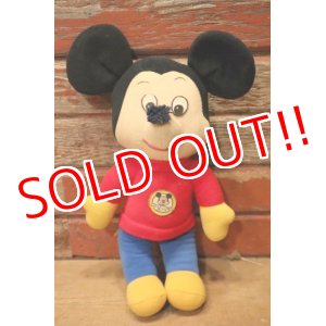 画像: ct-240214-128 Mickey Mouse / Knickerbocker 1976 Plush Doll