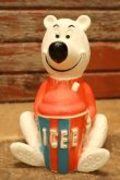 画像1: ct-240418-06 Icee Bear / 1970's Soft Vinyl Coin Bank