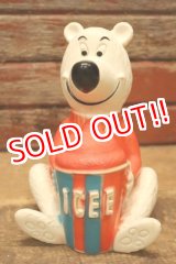 画像: ct-240418-06 Icee Bear / 1970's Soft Vinyl Coin Bank