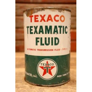 画像: dp-230401-59 TEXACO / TEXAMATIC FLUID One U.S. Quart Motor Oil Can (K)