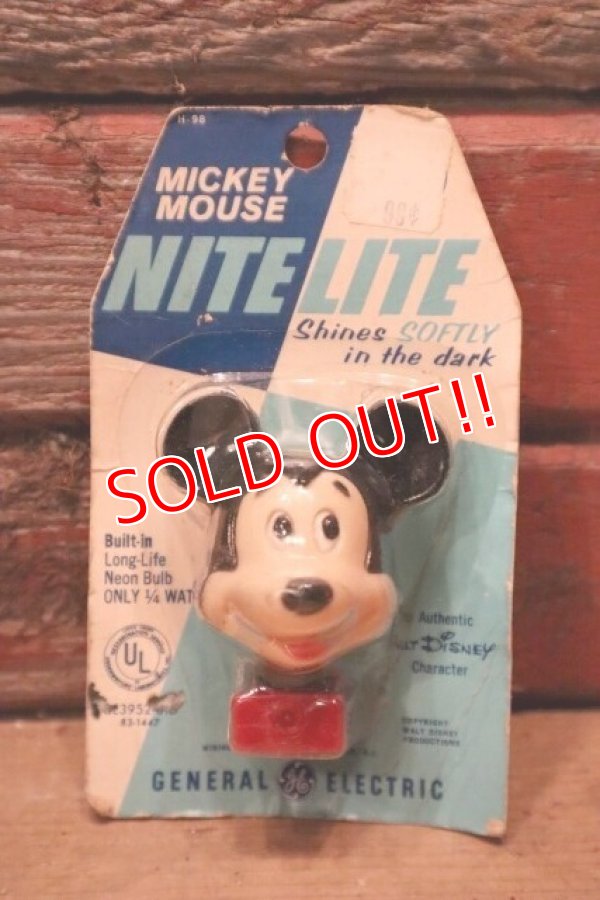 画像1: ct-240418-36 Mickey Mouse / GENERAL ELECTRIC 1950s-1960's NITE LIGHT