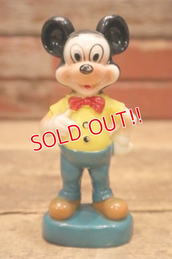 画像1: ct-240418-38 Mickey Mouse / 1960's Plastic Figure