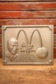 画像1: dp-240418-01 McDonald's RAY A. KROC / Store Display Metal Sign