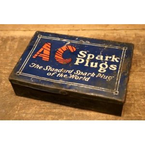 画像: dp-240508-112 AC Spark Plugs / 1930's Tin Box