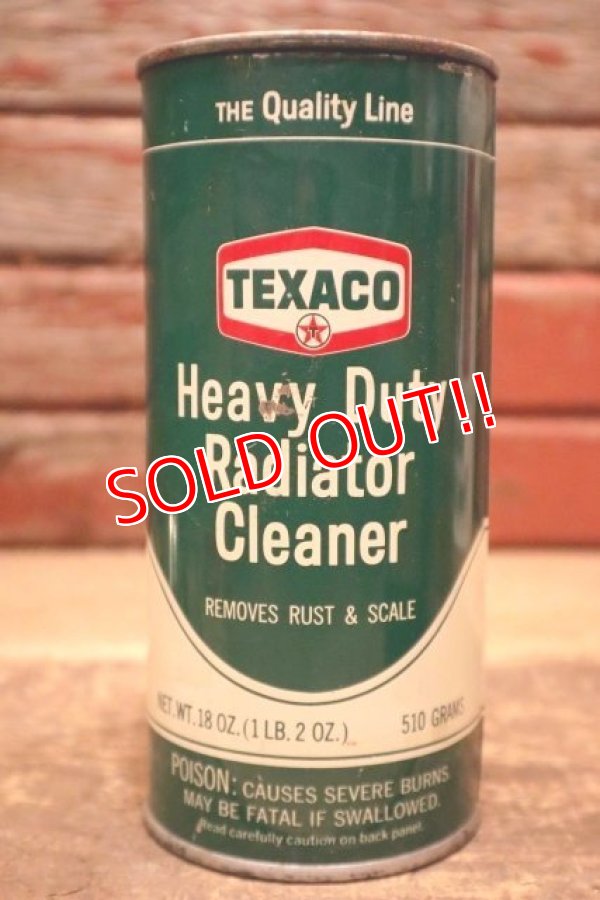 画像1: dp-240508-50 TEXACO / 1960's Heavy Duty Radiator Cleaner Can