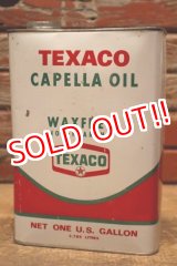 画像: dp-240508-72 TEXACO / CAPELLA OIL 1960's ONE U.S. GALLON CAN