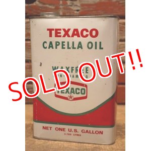 画像: dp-240508-72 TEXACO / CAPELLA OIL 1960's ONE U.S. GALLON CAN