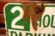 画像2: dp-240508-103 2 HOUR PARKING / Enamel Road Sign